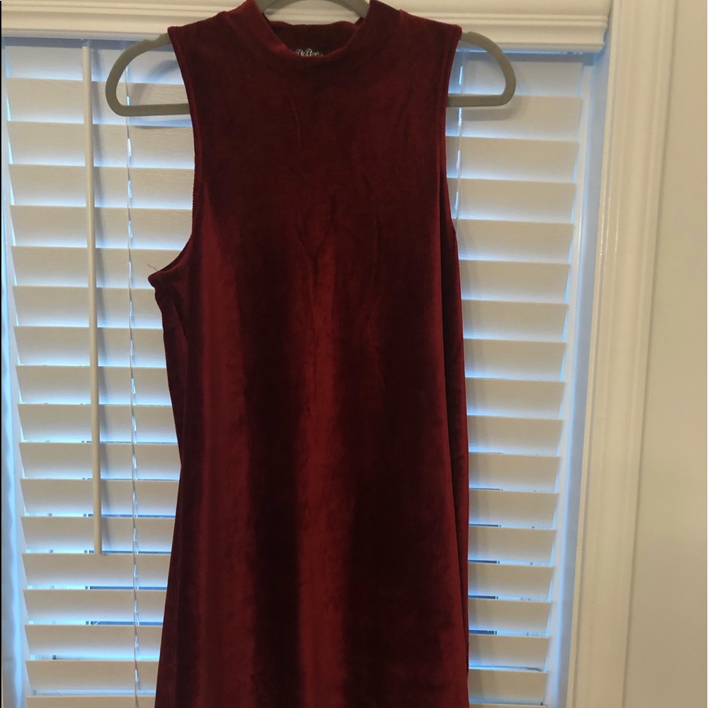 Red Velvet Dress